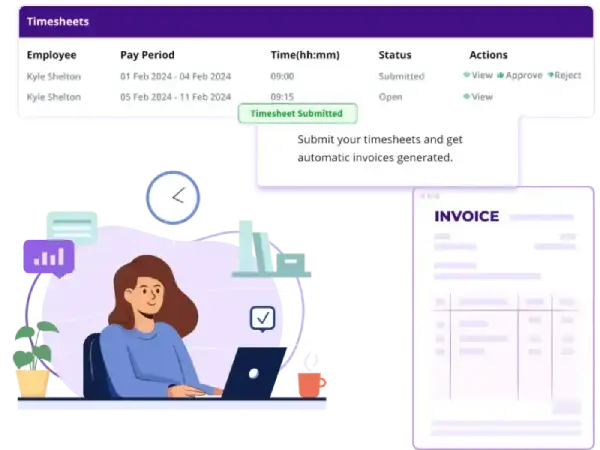 Timesheets & Invoice Management